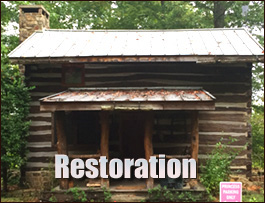 Historic Log Cabin Restoration  Lancaster, Ohio